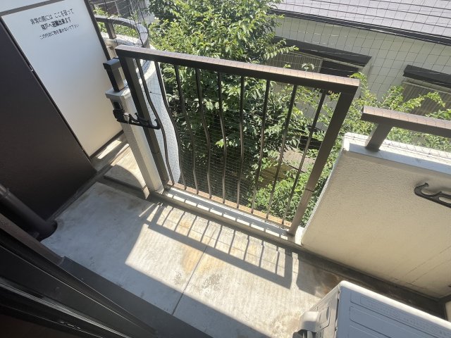 バルコニー　広々としたバルコニーです
