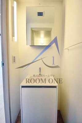 洗面設備　洗面台です。