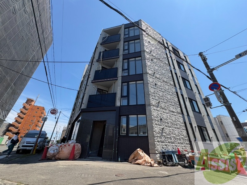 建物外観　完成予想パース　北区北２５条西「アルファスクエア北２５西５」