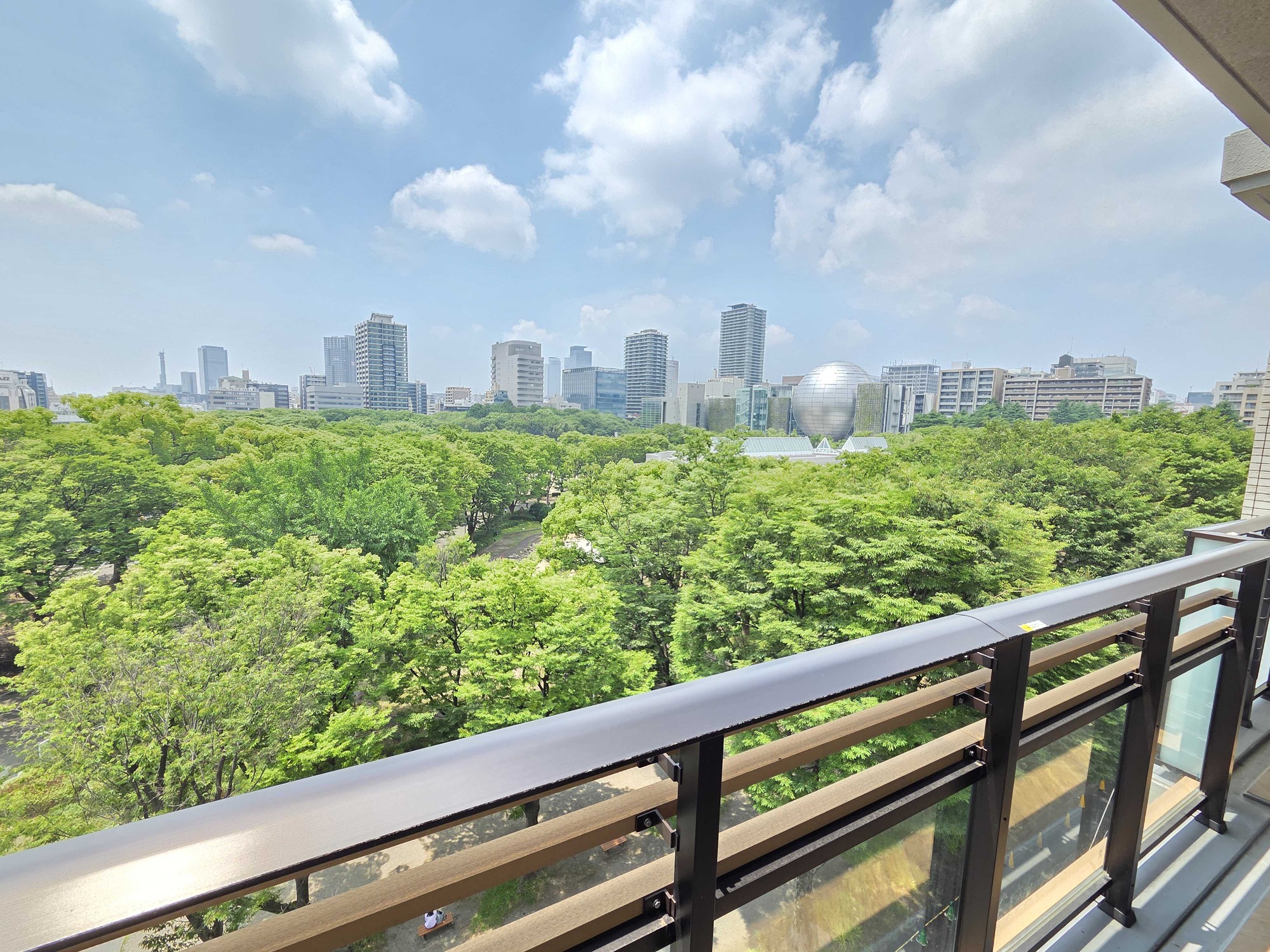 眺望　白川公園の緑と都心のアーバンビューが調和する洗練された眺望