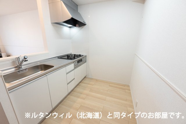 キッチン　コンパクトなキッチンで掃除もラクラク