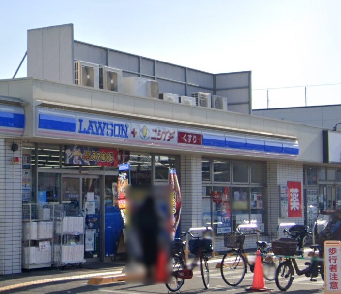コンビニ　ローソン ニシイチドラッグ伊丹鈴原店（コンビニ）まで282m