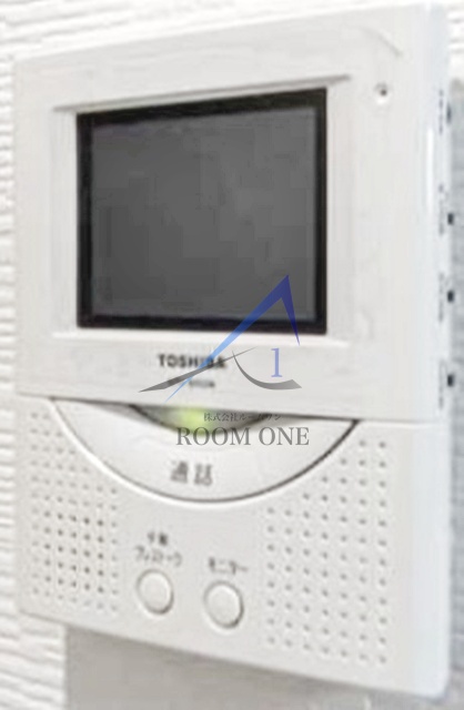 セキュリティ　モニター付きインターホンです。