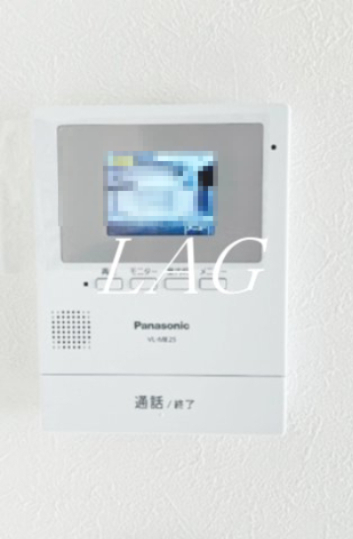 セキュリティ　モニター付きインターフォンです。