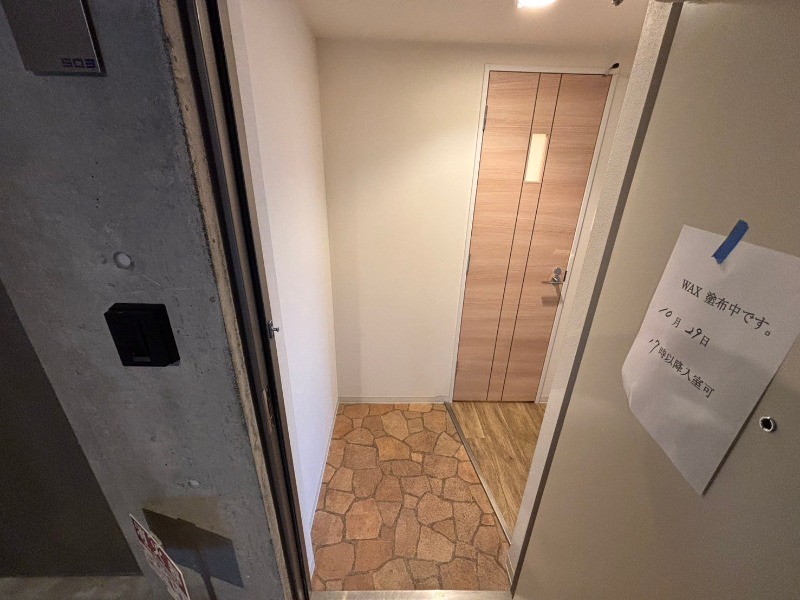玄関　玄関にはシューズボックスもあって便利そう！