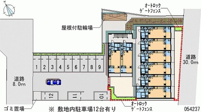 駐車場　敷地図