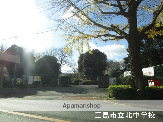 中学校　三島市立北中（中学校）まで1183m