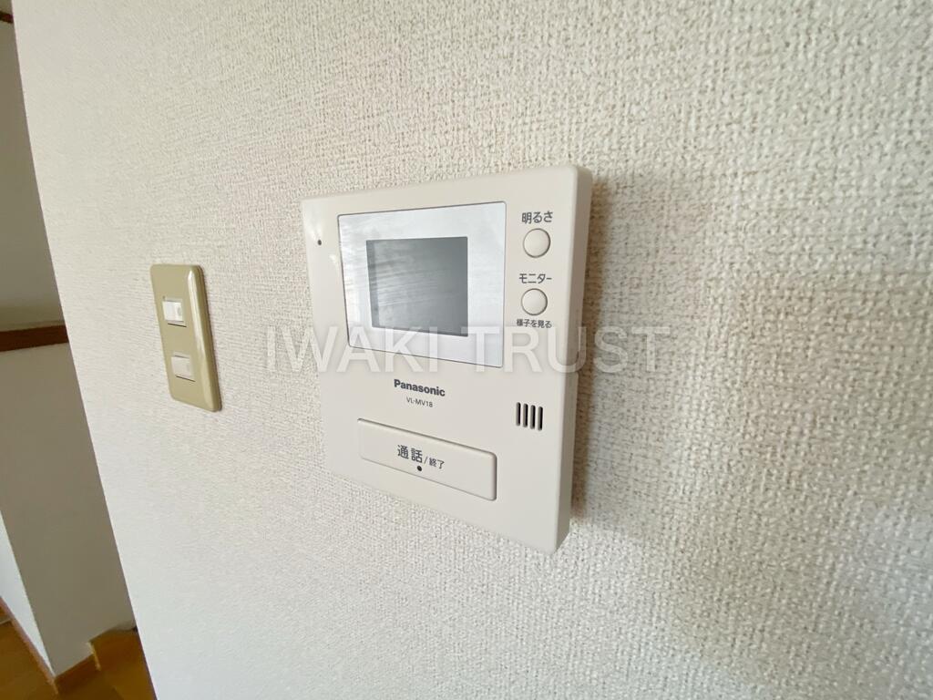 セキュリティ　安心のカメラ付きインターホン