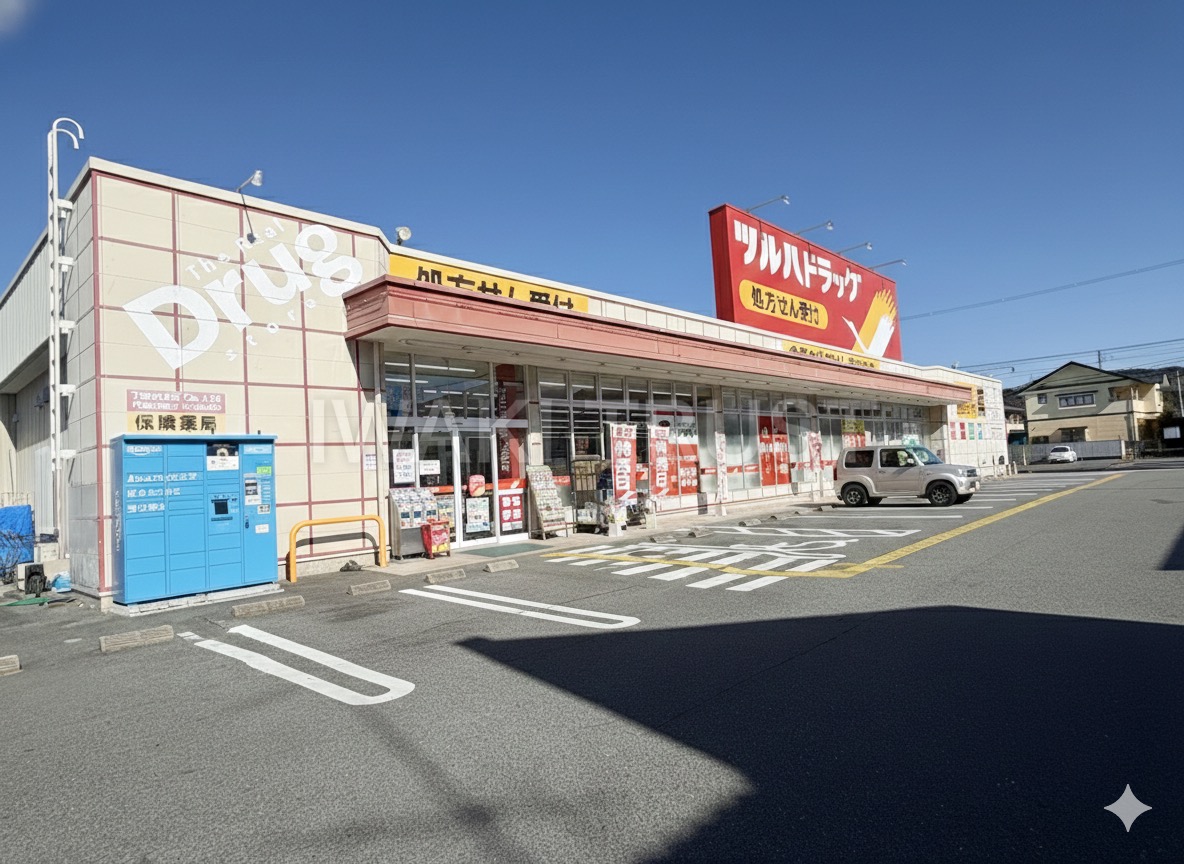 ドラックストア　ツルハドラッグ平窪店（ドラッグストア）まで250m