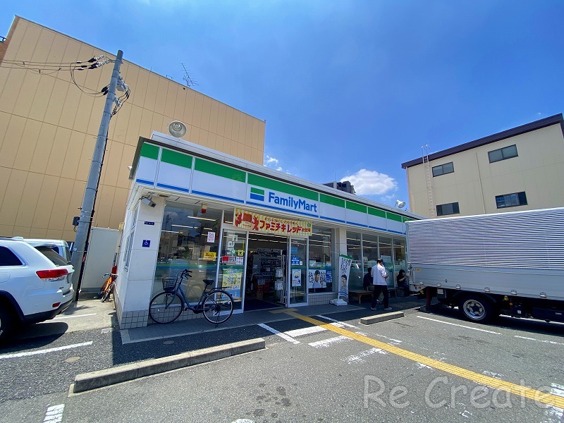 コンビニ　ファミリーマート桑津一丁目店（コンビニ）まで494m
