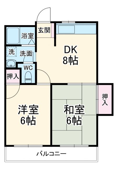 ベルグラーデ城北の間取り写真