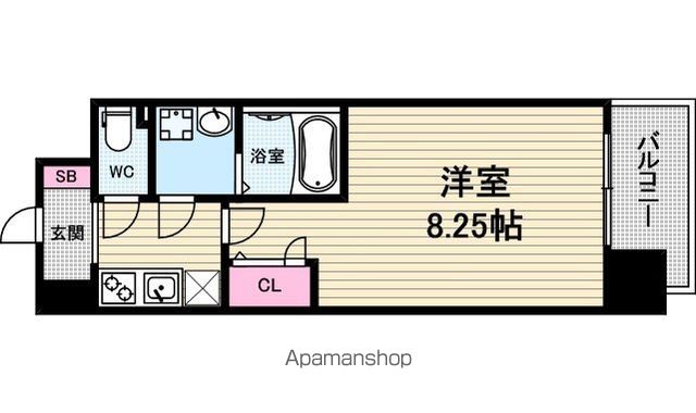 アーデン谷町の間取り写真