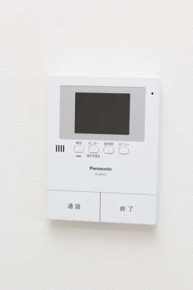 セキュリティ　来客の顔が見えて安心！TVモニターホン付きです♪