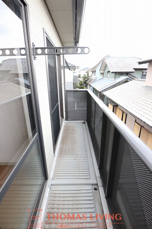 バルコニー　日当たり良好です。