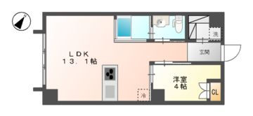 コレクション名駅IIIの間取り写真