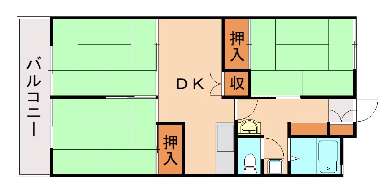 ダイマルコーポの間取り写真
