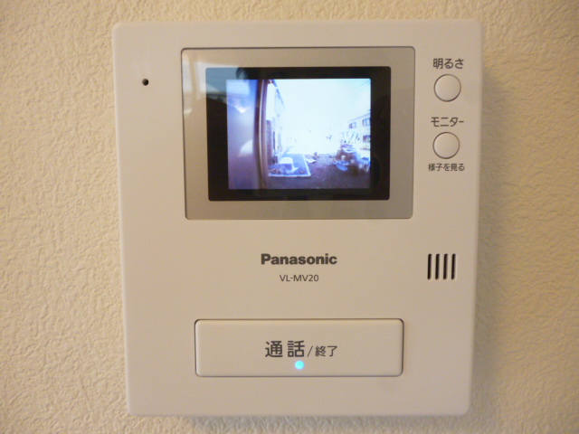 セキュリティ　急な訪問者をモニターで確認　TVドアホン付