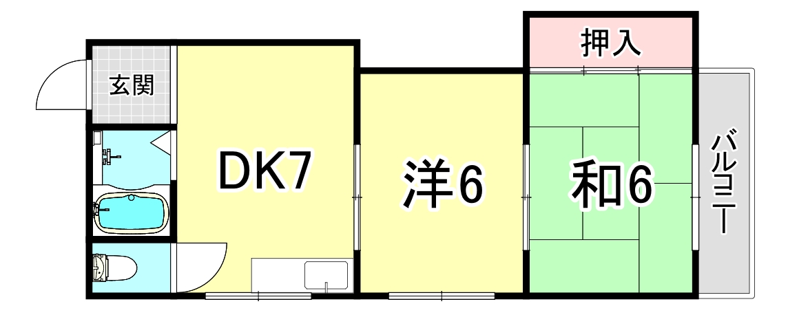 明石ロイヤルマンションの間取り写真