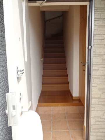 玄関　ゆったりとした玄関です