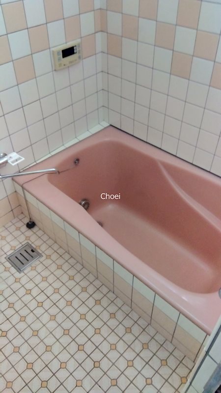 バス・シャワールーム　かわいい浴槽です