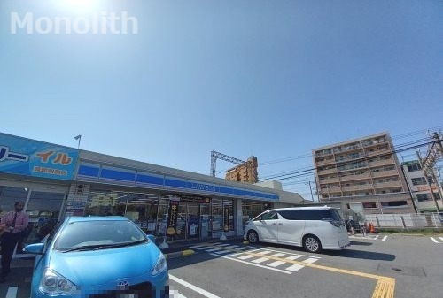 コンビニ　ローソン 貝塚海塚店（コンビニ）まで433m