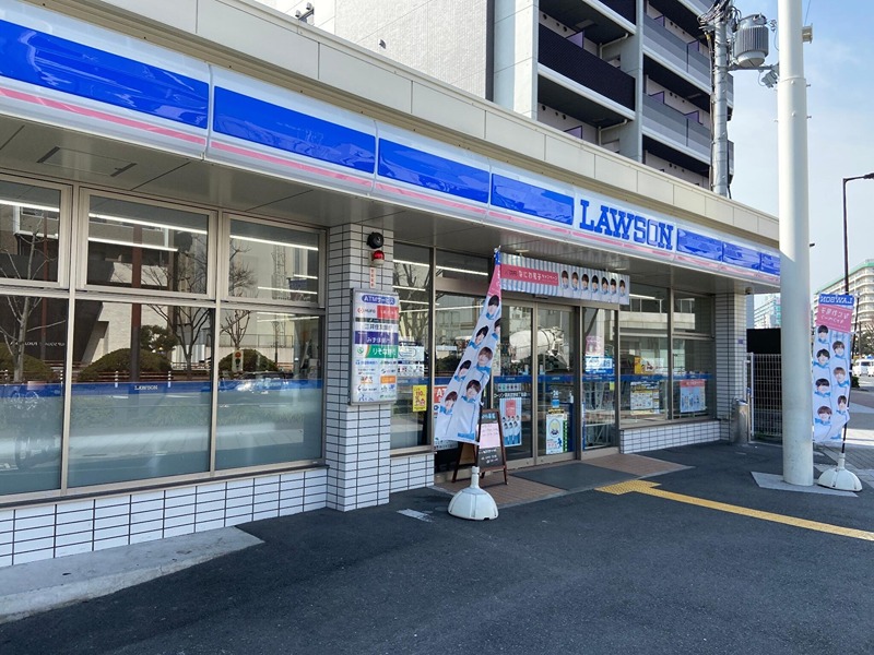 コンビニ　ローソン 福島四丁目北店（コンビニ）まで672m