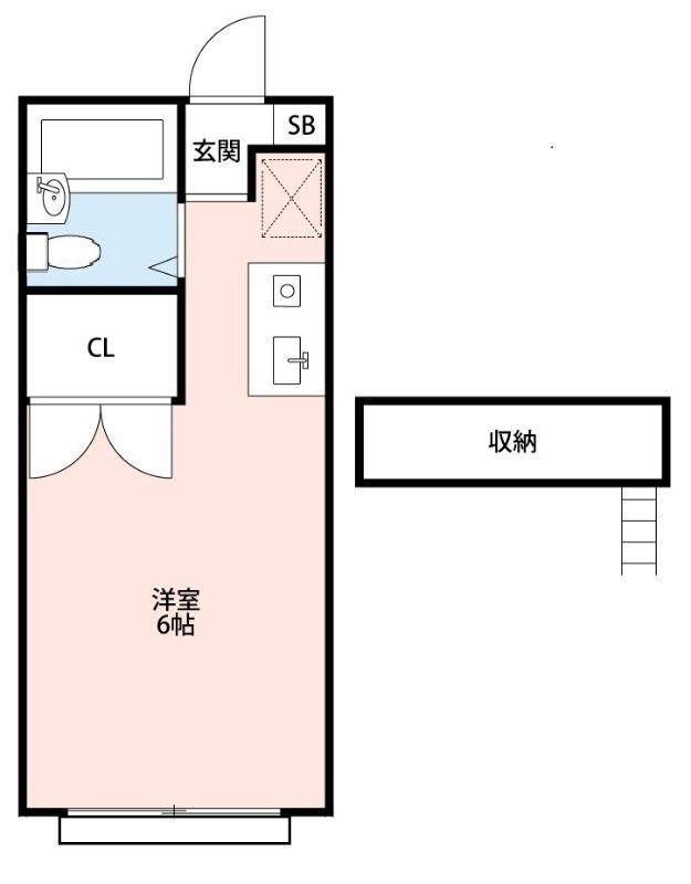 ハイツ西狛の間取り写真