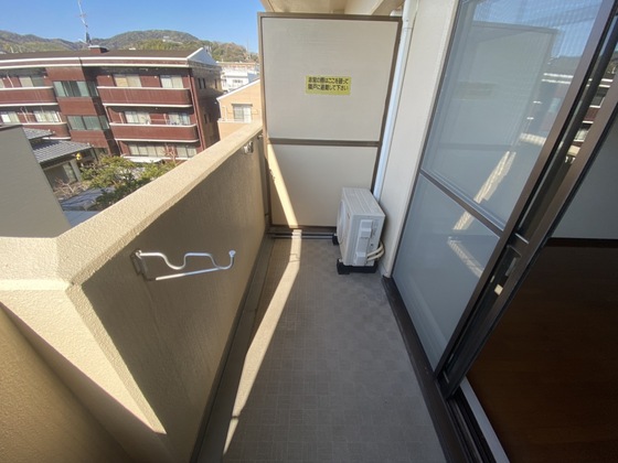 バルコニー　※別部屋の写真です