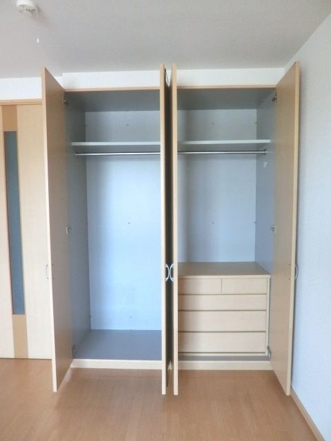 収納　使い分け出来てたっぷり収納できます