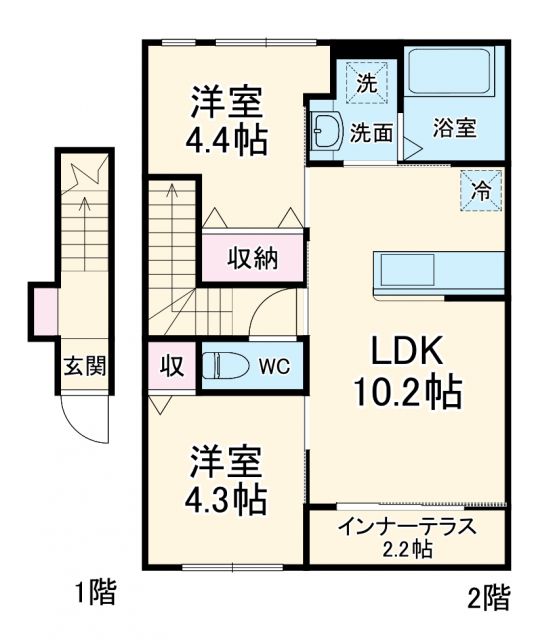 Chateau・Arvの間取り写真