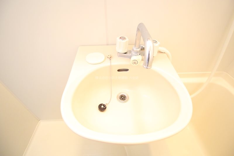 洗面設備　※居住中のため同物件別室の写真となります。