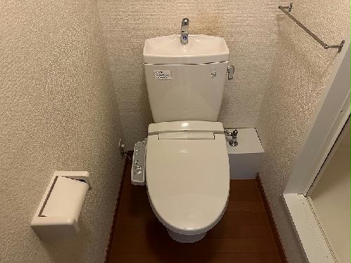 トイレ　温水洗浄便座設置済みです