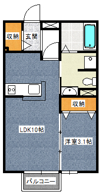 グリーンヴィラの間取り写真