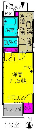 マンションけやき館の間取り