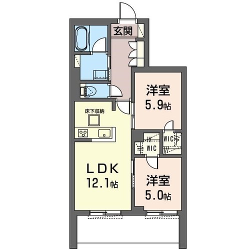 カーネルの間取り