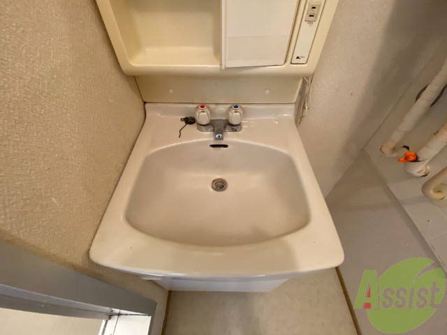 洗面設備　お風呂です。肩までゆっくりと浸かることができます。