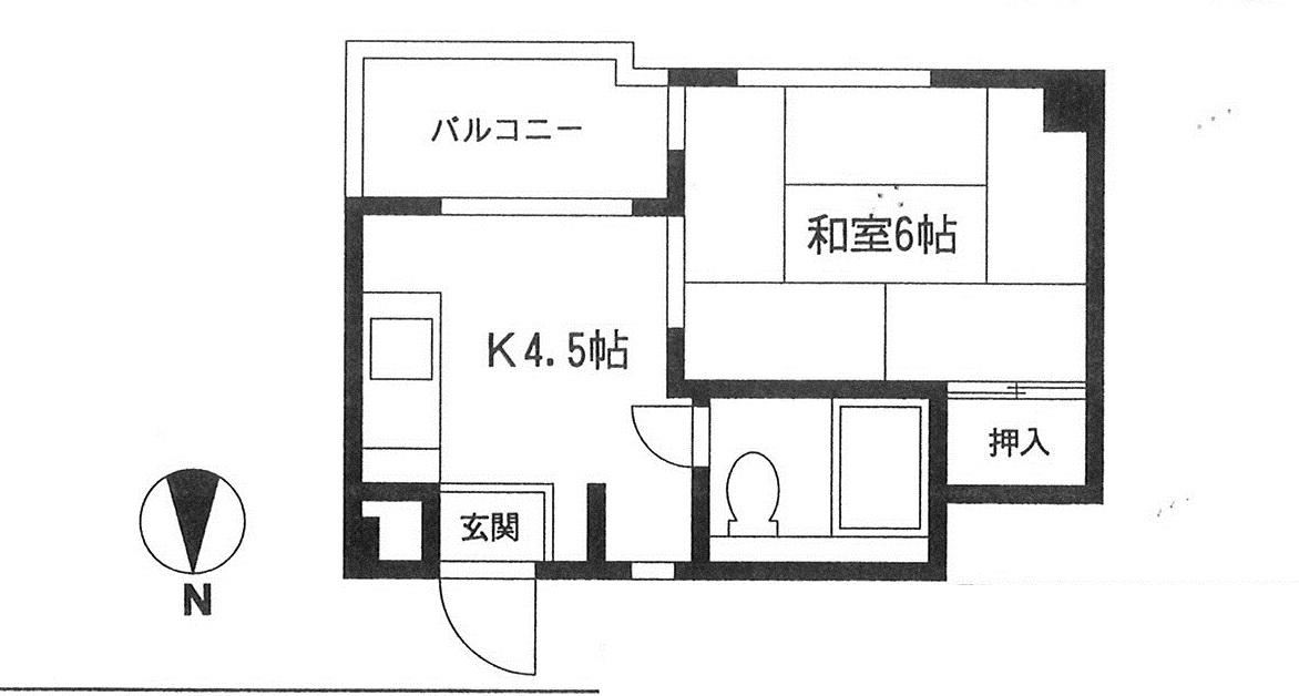 【第二坂田ビルの間取り】