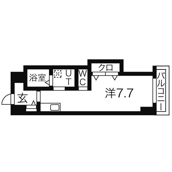 愛知県名古屋市緑区鳴子町２（マンション）の賃貸物件の間取り