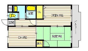 明石市二見町東二見のマンションの間取り