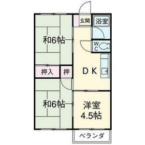 愛知県名古屋市北区西味鋺３（マンション）の賃貸物件の間取り