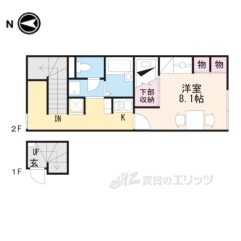 レオパレス山の辺の間取り