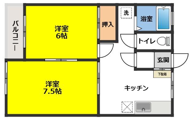 【リバーコート水道橋の間取り】