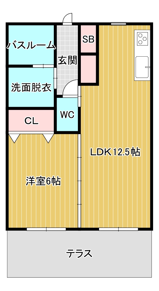 セジュールウィルの間取り