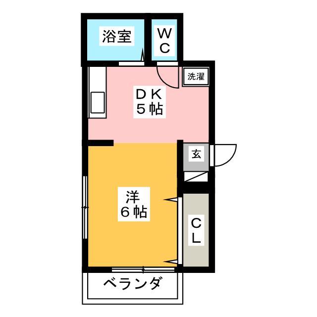 五洋アパートメンツの間取り