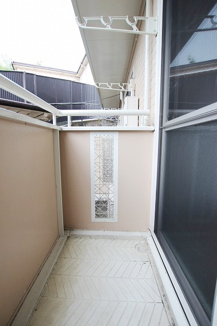 バルコニー　写真は別号室のものです。