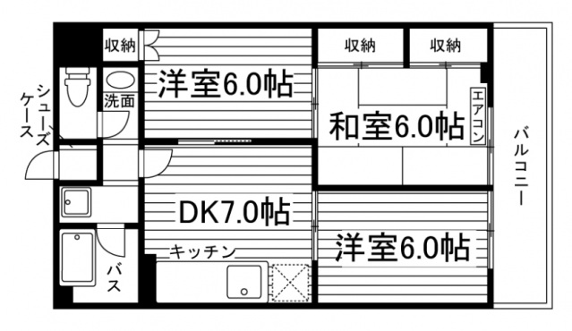 メゾン・ドゥ片平の間取り