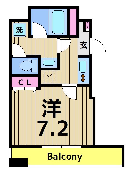 【アイルグランデ東京竹ノ塚の間取り】