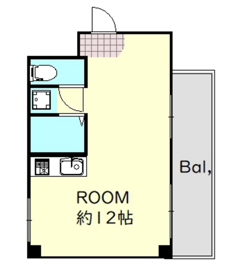 広島市西区庚午南のマンションの間取り