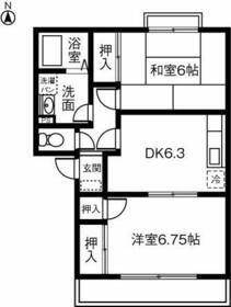 【津島市愛宕町のアパートの間取り】