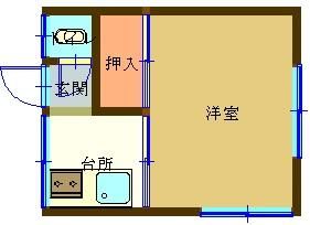 斉藤荘の間取り